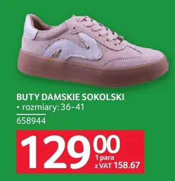 Buty damskie Sokolski promocja w Selgros