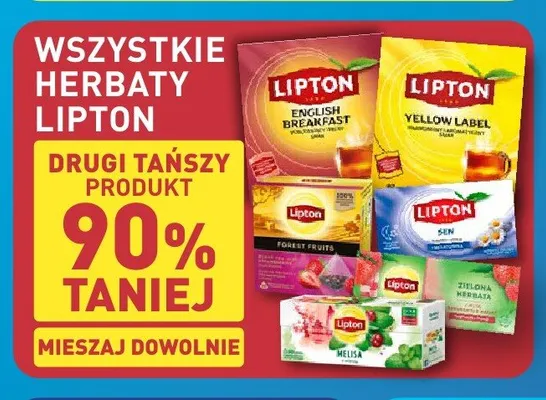 Herbata zielona Lipton Sen promocja w Aldi
