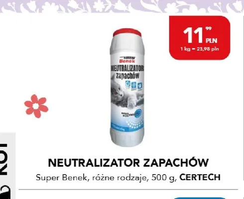 Neutralizator zapachów Super Benek promocja w Aquael zoo