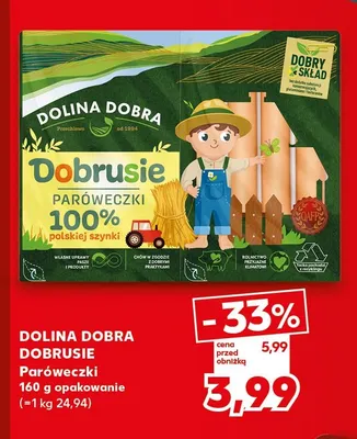 Paróweczki Dolina Dobra Dobrusie promocja w Kaufland