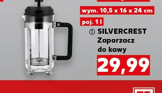 Zaparzacz do kawy Silvercrest promocja w Kaufland