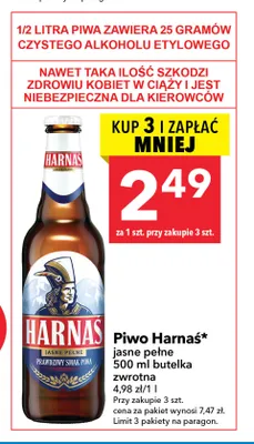 Piwo Harnaś promocja w LEWIATAN