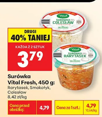 Surówka Rarytasek promocja w Biedronka