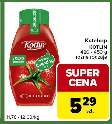 Ketchup KOTLIN promocja w Carrefour Express
