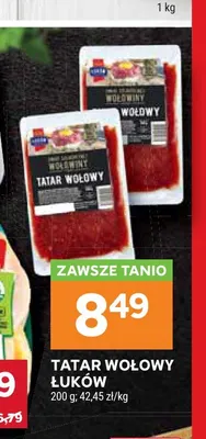 Tatar wołowy Łuków promocja w Stokrotka