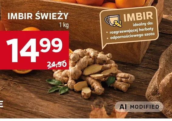 Imbir świeży promocja w Stokrotka