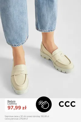 Loafersy Badura promocja w CCC