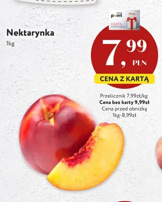 Nektarynka promocja w Market Point
