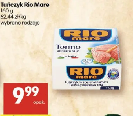 Tuńczyk Rio Mare promocja w Delikatesy Centrum