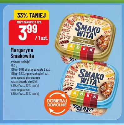Margaryna Smakowita maślany smak promocja w POLOmarket