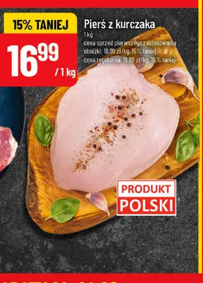 Pierś z kurczaka promocja w POLOmarket