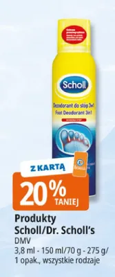 Produkty Scholl/Dr. Scholl's promocja w Leclerc