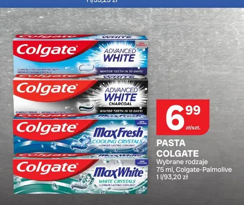 Pasta do zębów Colgate promocja w Chorten