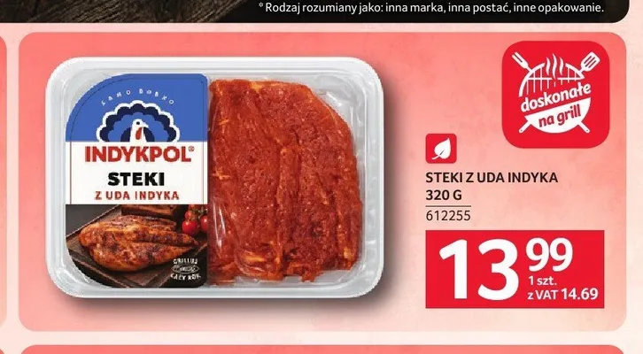 Steki z uda indyka Indykpol promocja w Selgros