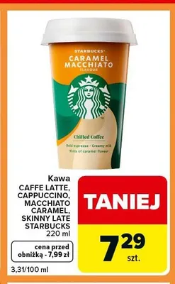Kawa Skinny Late Starbucks promocja w Carrefour Express