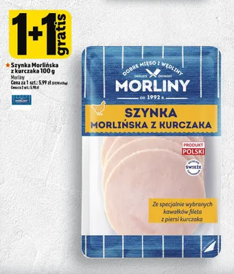 Szynka Morlińska z kurczaka Morliny promocja w TOPAZ
