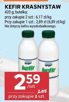 Kefir Krasnystaw promocja w Stokrotka