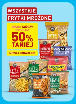 Frytki mrożone karbowane promocja w Aldi