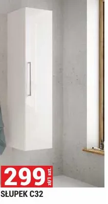 Słupek C32 seria Inga kolor biały promocja w Merkury Market