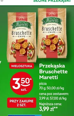 Przekąska Bruschette Maretti pizza promocja w Żabka