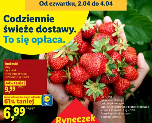 Truskawki promocja w Lidl