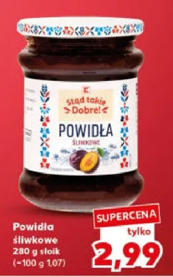 Powidła śliwkowe promocja w Kaufland