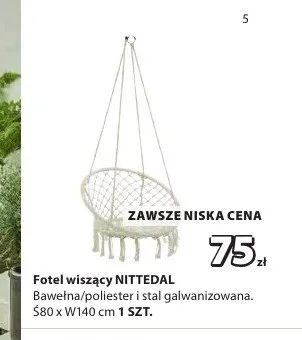 Fotel wiszący Nittedal promocja w Jysk