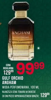 Woda perfumowana Gulf Orchid Angham promocja w Drogerie Natura