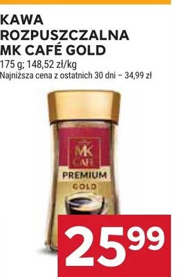 Kawa rozpuszczalna MK Café Premium Gold promocja w Stokrotka