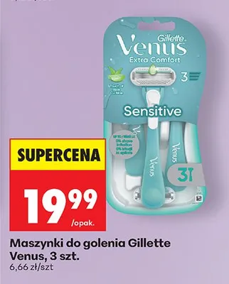 Maszynki do golenia Venus, 3 szt. promocja w Biedronka
