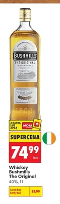 Whiskey Bushmills The Original promocja w Biedronka