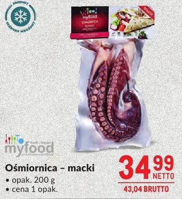 Ośmiornica - macki myfood promocja w Makro