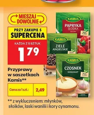 Ziele angielskie Kamis promocja w Biedronka