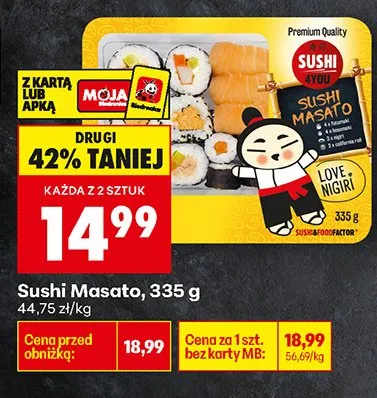 Sushi Masato promocja w Biedronka