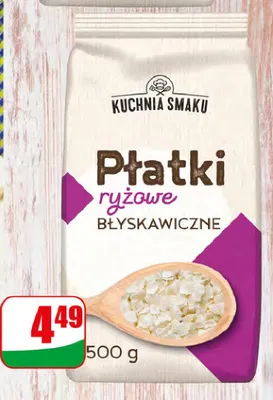 Płatki ryżowe błyskawiczne Kuchnia Smaku promocja w Dino
