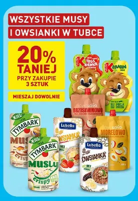 Musli w tubce Tymbark Musly Crispy promocja w Aldi