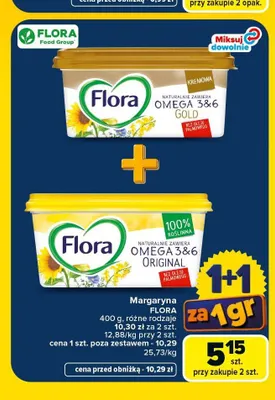Margaryna Flora Original promocja w Carrefour Market