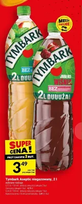 Napój niegazowany Tymbark Aseptic jabłko wiśnia promocja w Twój Market