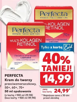 Krem do twarzy przeciwzmarszczkowy 50+, 60+, 70+ promocja w Kaufland