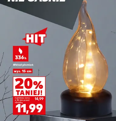 Wkład płomień promocja w Kaufland