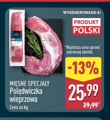 Polędwiczka wieprzowa Mięsne Specjały promocja w Aldi