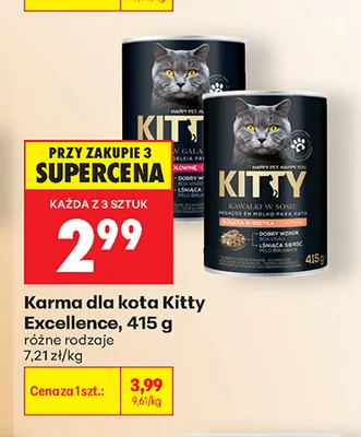 Karma dla kota Kitty Excellence promocja w Biedronka
