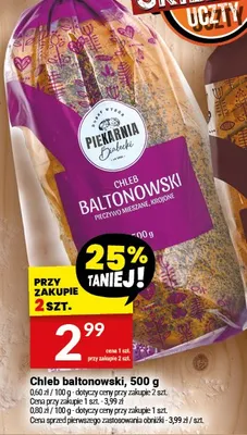 Chleb baltonowski Piekarnia Balcecki krojony promocja w Twój Market