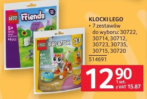 Klocki LEGO promocja w Selgros