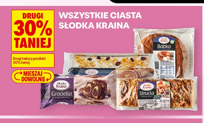Ciasta Słodka Kraina promocja w Biedronka
