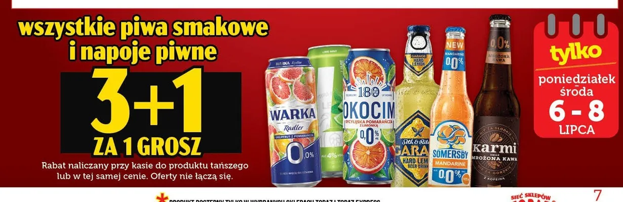 Piwo bezalkoholowe Karmi Mrożona Kawa promocja w TOPAZ
