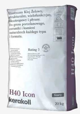 Klej Kerakoll H40 Icon szary 20kg promocja w Castorama