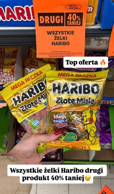 Żelki Złote Misie promocja w Biedronka