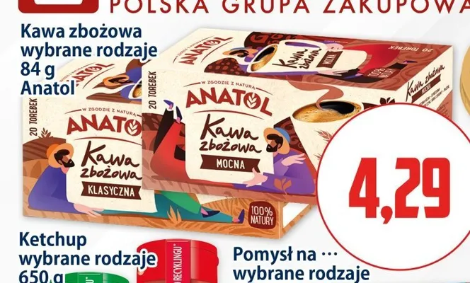 Kawa zbożowa Anatol Klasyczna promocja w Kupiec