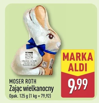 Zając wielkanocny promocja w Aldi